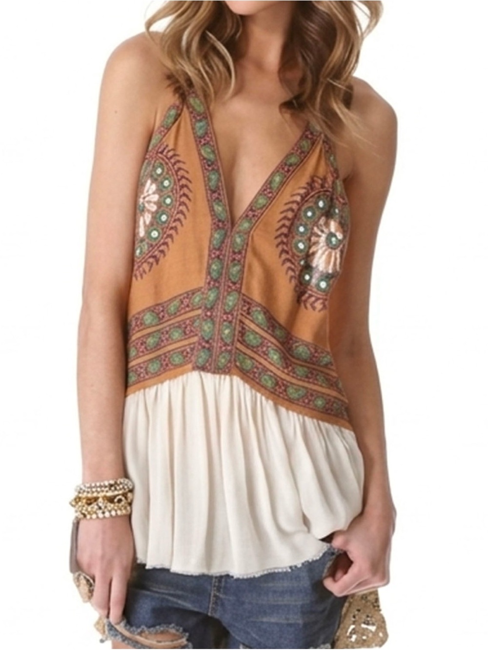 Free People Campo Grande Halter Top XS